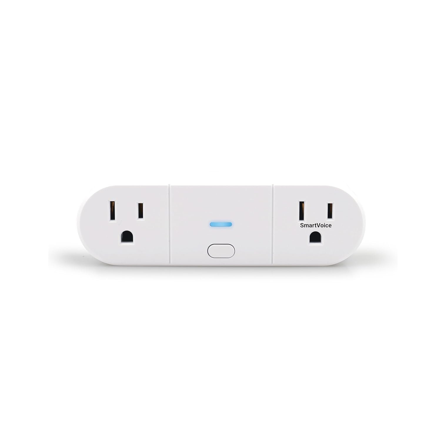 Emerson SmartVoice 2-in-1 Dual Wall Plug, Offline 30+ Voice Control Commands - No APP, No WiFi, No Setup, Smart Outlet Extender for Home and Office, Sleep & Wake Timer, ETL Listed - Image 3