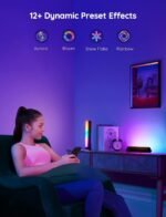 Govee Smart LED Light Bars, Work with Alexa and Google Assistant, RGBICWW WiFi TV Backlights with Scene and Music Modes for Gaming, Pictures, PC, Room Decoration - Image 5