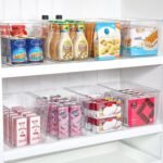 Vtopmart 6 PCS Clear Plastic Storage Bins, Pantry Organizer Containers with Handle for Refrigerator, Fridge, Cabinet, Kitchen, Countertops, Cupboard, Home Organization and Storage, XL - Image 4