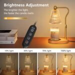 Candle Warmer Lamp with Timer and Dimmer Adjustable Height for Home Room Decor, Brithday Gifts for Women, Candle Warmer for Scented Jar Candles Mother's Day Gifts - Image 4
