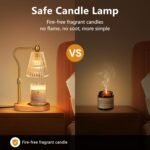 Candle Warmer Lamp with Timer and Dimmer Adjustable Height for Home Room Decor, Brithday Gifts for Women, Candle Warmer for Scented Jar Candles Mother's Day Gifts - Image 5