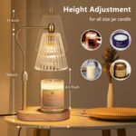 Candle Warmer Lamp with Timer and Dimmer Adjustable Height for Home Room Decor, Brithday Gifts for Women, Candle Warmer for Scented Jar Candles Mother's Day Gifts - Image 6