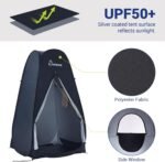 WolfWise Pop Up Changing Tent for Beach, Camping Portable Shower Tents, Outdoor Privacy Bathroom, Change Dressing Clothes Tent Pop Up Instant for Camp, Toilet, 6.2ft/6.6ft/6.9ft High - Image 3