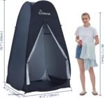 WolfWise Pop Up Changing Tent for Beach, Camping Portable Shower Tents, Outdoor Privacy Bathroom, Change Dressing Clothes Tent Pop Up Instant for Camp, Toilet, 6.2ft/6.6ft/6.9ft High - Image 6