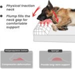Laifug Orthopedic Memory Foam Extra Large Dog Bed with Pillow and Durable Waterproof Liner with Removable Washable Cover and Smart Design (Large (40" x 25" x 5.5"), Slate Gray) - Image 6