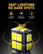 AUXITO 194 LED Bulb 6000K White 168 2825 W5W T10 Wedge 14-SMD Interior Car Bulbs Replacement for Dome Map Door Courtesy Trunk Parking License Plate Lights Tail Light Assemblies, 10 PCS - Image 3