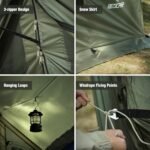 REDCAMP Large Hammock Hot Tent with Stove Jack, Waterproof & Windproof Winter Wall Tent with Snow Skirt, Ultralight 4 Season Tents for Camping, Hiking, Bushcraft, Backpacking, Hunting - Image 5