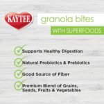 Kaytee Granola Bites with Super Foods Spinach and Kale for Pet Birds, Conure, Cockatiel, Lovebird, Parakeet, Amazon, African Grey, Ecletus, Pionus, Cockatoos and Macaws, 4.50 Ounce (Pack of 1) - Image 5