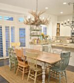 Rustic Antler Chandelier Lighting,Retro Deer Antler Chandelier 6 Light,E12 Base, Deer Horn Ceiling Pendant Light Fixtures for Home Hotel Store (6 lamp arms + 3 arms) - Image 8