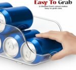 Utopia Kitchen Soda Can Organizer and Dispenser for Refrigerator/Pantry - Durable Can Storage Organizer Fridge & Kitchen Organization - (Clear, Set of 2) - Image 6