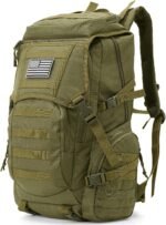 35L Military Tactical Backpack for Men, Water Resistant Assault Pack for Women, Army Green Molle Daypack 3 Day Bug Out Bag Rucksack for Trekking,Camping,Survival,EDC - Image 2