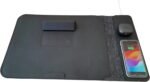 4 in 1 Laptop Sleeve with Wireless Charging 13"-17" Slim-Flexible Case, Mousepad, Surface Mat. Charge 2 Devices at Once USB-C Port, Compatible with MacBook air, Earbuds/iPhone/Android (019) - Image 2