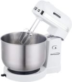 5-Speed Stand Mixer with 3 quart Stainless Steel Mixing Bowl (White) - Image 2
