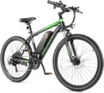 ANCHEER 26" Electric Bike for Adults, [Peak 750W Motor] Electric Mountain Bike, 22 MPH Commuter Ebike, 55 Miles Adults Electric Bicycle with 48V/374Wh Battery, LCD Display, 21 Speed, Front Suspension - Image 2