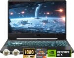ASUS TUF A15 Gaming Laptop, AMD Ryzen 7 7435HS Processor, NVIDIA GeForce RTX 3050, 15.6 inch Full HD Display, 32GB DDR5 RAM, 1TB SSD, Backlit Keyboard, Windows 11 Home, Wi-Fi, Alpacatec Accessory - Image 2