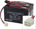 AlveyTech Premium 24 Volt Battery Pack for the Razor Dirt Quad Electric ATV (9 Ah Extended Range Upgrade, All Versions) - Replacement Set of 2 Rechargeable AGM Batteries with Wiring Harness - Image 2