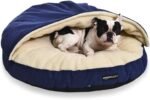 Amazon Basics Pet Cave Bed for Dog, With Removal Nesting Cave Cover, Fits up to 30lbs Pets, 35 x 35 x 13 inches, Blue - Image 2