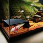 Aquarium Corner Cave Hide Axolotl Cichlid Cave Fish Tank Accessories, Corner Fish Aquarium Cave Hide with Viewing Window, Terrarium/Aquarium Underground Natural Cave - Image 2