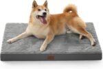 Bedsure Dog Beds Large Sized Dog- Orthopedic Pet Beds for Crate with Removable Machine Washable Cover, NOT Waterproof Egg Crate Foam Puppy Mat, Suitable for Pet Up to 50 lbs, 35x22x2.8, NOT Chewproof - Image 2