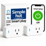 Compact Smart Plug, Works with Alexa & Google Assistant, Smart Life App & Voice Control, Energy Monitoring, Timer Scheduling, No Hub Required, App Remote Control, 2.4 GHz WiFi Outlet, 2-Pack - Image 2