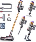 Cordless Vacuum Cleaner, 600W 50KPA 70Mins Vacuum Cleaners for Home,Stick Vacuum with Self-Standing ,Wall Mount Dock, 3.3Ft Hose,Aromatherapy, Household Vacuum for Pet Hair/Carpets/Hardwood（X7A Pro） - Image 2