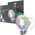 Cync GE Smart LED Light Bulbs, G25 Globe Bulb, Room Décor Aesthetic, Color Changing Light Bulbs, 60W Equivalent, Works with Amazon Alexa and Google Home (2 Pack) - Image 2