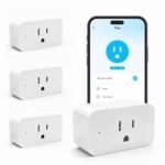 DAYBETTER Smart Plug 15A/1800W, Smart Plugs Compatible with Alexa and Google Home, 2.4GHz WiFi Bluetooth Alexa Smart Plugs, Smart Outlet with APP Control, Timer & Schedule, 4Pack - Image 2