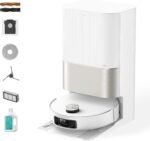 DREAME X50 Ultra Complete Robot Vacuum and Mop with Auto-Empty and Mop Self-Cleaning, 20,000Pa Suction, Obstacle Avoidance and 360° Navigation, Corner to Edge Deep Cleaning, Detangling Brush (White) - Image 2