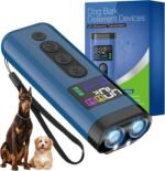 Dog Bark Deterrent Device, 65 FT Range,3X Ultrasonic Bark Deterrent Device & Ultrasonic Dog Trainer - Anti-Barking Device with Color Display, Safe & Effective Alternative to Bark Collars -Blue - Image 2