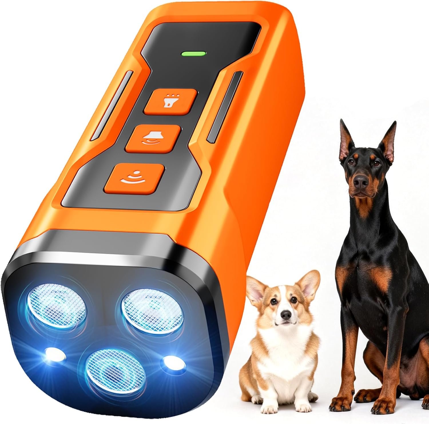 Dog Bark Deterrent Devices, 6 Modes 3X Ultrasonic Anti Barking Device for Dogs, 33 FT Range Barks No More Indoors Neighbor Outdoors Safe & Humane Compact Box Bark Control for Dog Behavior Correct - Image 2