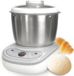 Dough Mixer 7L Large Capacity Electric Dough Maker with Ferment Function for Baking Bread Dough&Pizza Dough - Dough whisk 304 Stainless Steel Blender Add water/seasoning with Top Small Window - Image 2
