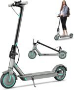 Electric Scooter for Adults,350W/500W/600W Powerful Motor,8.5/10” Tires,Up to 19/25 MPH,15/22/28 Mile Range,Dual Braking System,Foldable Lightweight EScooter for Young,Max Load 265 LBS,APP Control - Image 2