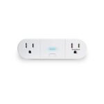 Emerson SmartVoice 2-in-1 Dual Wall Plug, Offline 30+ Voice Control Commands - No APP, No WiFi, No Setup, Smart Outlet Extender for Home and Office, Sleep & Wake Timer, ETL Listed - Image 2