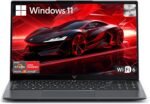 Gaming Laptop with AMD Ryzen7 7730U 8-core Processor（Up to 4.5GHz),16GB DDR4 RAM 512GB SSD, AMD Radeon Graphics,WiFi 6,15.6 inch IPS Display,Webcam, Windows 11 Laptop Computer for Video Editing - Image 2