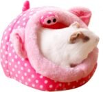 Guinea Pig Bed House & Hideout for Rat Bearded Dragon Hedgehog Ferret to Sleep and Hide, Guinea Pig Cage Accessories Habitat Décor (Large, 3.Pig) - Image 2
