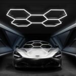 Hexagon Garage Lights, High Brightness 168W 6500K 18480Lumens Honeycomb Hexagon Led Garage Light 5 Grid for Garage, Auto Beauty Shop, Car Detailing Shop, Workshop - Image 2