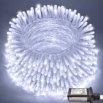 JMEXSUSS 66ft 200 LED White Christmas Lights Indoor Outdoor, Connectable String Twinkle Lights Outdoor Clear Wire Plug in for Bedroom House Fireplace Christmas Tree Decoration - Image 2