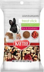 Kaytee Small Animal Treat Stick with Superfoods, Strawberry & Flax Seed, 5.5 oz - Image 2