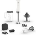 KitchenAid Go Cordless Hand Blender with Accessories - battery included, KHBRV75, Porcelain White - Image 2