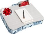 LAPGEAR Designer Lap Desk with Phone Holder and Device Ledge - Blue Blossoms - Fits up to 15.6 Inch Laptops - Style No. 45433 - Image 2