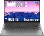 Lenovo ThinkBook 15 Gen 4 Business Laptop (15.6" IPS FHD Touchscreen, Intel 10-Core i7-1255U, 40GB RAM, 1TB SSD), FHD Webcam, Narrow Bezel, Backlit, Fingerprint, Thunderbolt 4, Win 11 Pro, Grey - Image 2