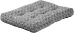 MidWest Homes for Pets XXS QuietTime Deluxe Gray Ombré Swirl Plush Pet Bed, Machine Washable, Non-Skid Bottom, Soft Crate Mat for 18-inch Crates - Image 2