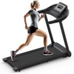 NAYSAYE Under Desk Treadmill, Treadmills for Home 2 in 1 Folding Walking Pad with Incline, Walking Pad Treadmill with Remote Control and Large Screen, Portable Treadmill for Office - Image 2