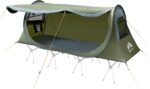 Night Cat Pop-up Camping Tent: 1 Person Tent Waterproof Instant Easy Setup Tunnel Tent Fits with Camping Cot (Excluded) - Image 2