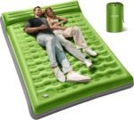 OGERY Sleeping Pad for Camping, 6" Extra-Thick Reinforced Camping Sleeping Pad with Pillows & Built-in Foot Pump, Ultralight Self Inflating Air Mattress Mat for Tent Hiking Essentials Gear - Image 2