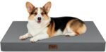 Outdoor Orthopedic Dog Bed, Waterproof Dog Bed for Large Dogs 36x27 Inch, Egg Crate Foam Pet Mat with Washable Removable Oxford Cooling Cover, Grey - Image 2