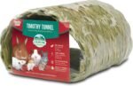 Oxbow Timothy Hay Tunnel, Guinea Pig Hideout, Rabbit & Bunny Tunnel, Edible & Hand-Woven Guinea Pig House, No Wires or String, Small Pet Accessories, for Rabbits, Chinchillas & Rats - Image 2