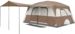 PORTAL 8 Person Tents for Camping, Easy Setup Cabin Tent with Large Porch, 2 Room, Waterproof Family Camping Tent for Outdoor Camping, Patio - Image 2