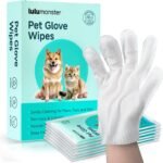 Pet Glove Wipes for Dogs and Cats [Individually Wrapped][Hypoallergenic Cleaning & Deodorising] Glove Bathing Wipes Moisture-rich Thickened Gloves for Daily Care, Traveling, Rinse Free Grooming Wipes - Image 2
