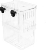 Petzilla in-Tank Aquarium Breeder Box for Fish Tank, Breeding Incubator for Small Fish Hatchery, Acrylic Divider for Shrimp Clownfish Aggressive Injured Fish (Small) - Image 2